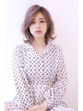 オーロ 千里山店(ORO) 20代30代40代50代ボブルフネビージュ小顔ワンレンショート