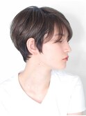 ショート・ボブ/面長/前髪あり/絶壁解消/30代/40代/50代/くびれ
