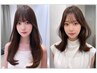 ★《人気No,1》カット+透明感カラー+髪質改善TOKIO5stepTR￥12500