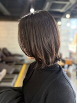 ソイクフ 四条大宮店(SOY-KUFU)&nbsp;20代30代40代ハイライトカラーアプリコットオレンジくびれヘア