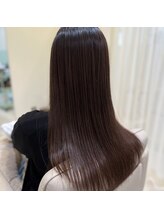 【フルコース】カット+美髪縮毛矯正＋カラー+5ステップTR♪[春日部駅/髪質改善]