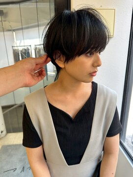 ジュベ 別府店(juve.) 別府ショートボブ顔まわりレイヤーカット髪質改善カラー30代