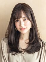 エダ 鎌倉(edA.)&nbsp;小顔ロング＃髪質改善＃白髪ぼかし＃鎌倉＃40代＃グレージュ