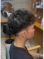 ヘアーサロン アトリエ(Hair salon ATORIE)&nbsp;ツーブロックショートメンズパーマスペインカール