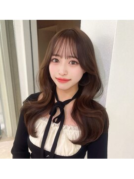 レイヤーカット /縮毛矯正/前髪/顔周り/名古屋/栄/韓国サロン