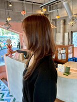 リアド(.RIAD) ナチュラルブラウン×顔まわりレイヤー