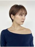 大人ショートボブ/20代30代40代50代/岡野亘希