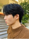 メンズヘア!韓国フェザーパーマ カルマヘアコンマヘア