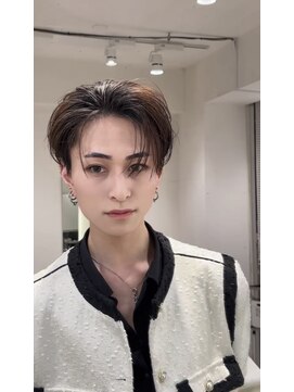 スキル ミナム 表参道(SKILL MiNam) #ガイルヘア #かき上げヘア #センターパート #メンズ韓国ヘア