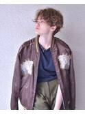 CERISIER7ランダムパーマショート