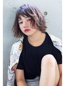 タグ(#tag) #切りっぱなしボブ