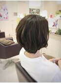大人丸みショートボブ☆