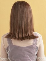 ミンクス 銀座店(MINX)&nbsp;外ハネミディ×抜け感ショートバング #3Dカラー#ジグザグバング