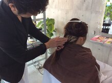 『トリートメント塗布』頭皮保護&疎水性高重合