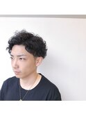 メンズフェードパーマスタイル