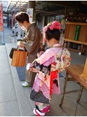 親子で着付け&ヘアセット