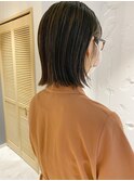 【三ツ井純】20代30代シークレットハイライト 切りっぱなしボブ