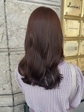 ハピネス 河原町店(Happiness) 【京都美容室 藤原】シアーピンクベージュ 髪質改善