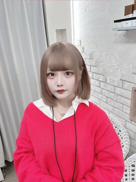 ヘアーグランデシーク(Hair Grande Seeek) 鉄板ハイトーン×内巻きボブ