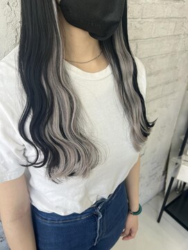 プライズ 池袋店(prize) 10代20代エクステインナーカラーシルバーアッシュ