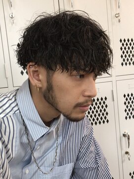 フィフス 栄(fifth) ツイストスパイラルメンズマッシュツーブロック束感メンズパーマ