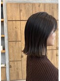 酸性ストレートでパツッとボブ