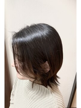 ニューグレート かきあげバング くびれボブ