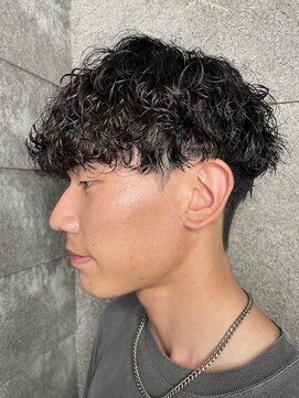 ニアウ 伊勢崎連取店(Niau) メンズマッシュ波巻きスパイラルパーマ