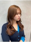 グレーベージュベビーピンクニュアンスカラーフレンチカジュアル