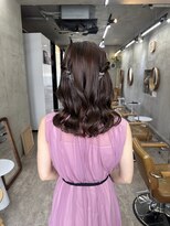 ヘアセット/ハーフアップ/パーティーヘア/学割/ヘアメイク