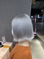 ペレ 栄店(PELE) デザインカラー/レイヤーカット/ウェットヘア/オリーブベージュ