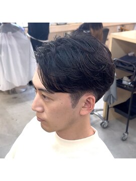 ニコフクオカヘアーメイク(NIKO Fukuoka Hair Make) 「NIKO」ナチュラルアップバングパーマ 福岡