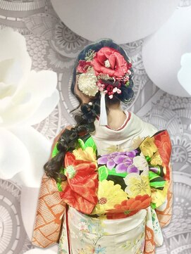 ラエラ 五反田店(laera) 成人式 成人式当日仕度　編みおろしヘア