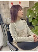 結べるボブパープル