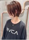 ミニウルフレイヤーカット顔周りカット前髪カットショート錦糸町