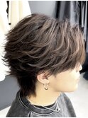 フェザーショート/メンズパーマ/長野市美容室