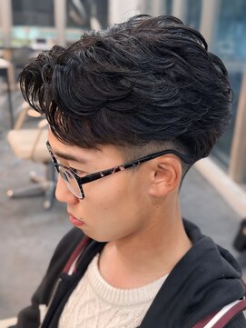 バース バイ ハピネス(BIRTH by happiness) 奈良men's短めフェザーパーマフェザーショート