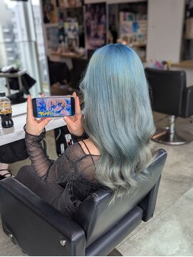 トーキョー オタクヘアー(TOKYO OTAKU HAIR) にじさんじ VOLTACTION/推しカラー/水色/ハイトーンカラー