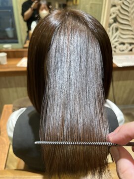 アルバ 宇都宮市(Alba) 髪質改善サンドベージュ