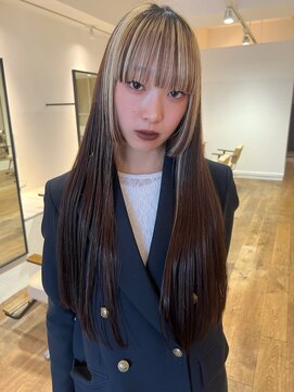 ナックアベノ(knack abeno) ロング×顔周りモードレイヤー