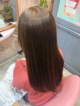 美髪ケア＊髪質改善＊エアリーロング＊感動の美髪ケア【Pink】