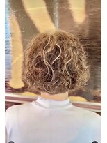 テーターテート 白子店(tete-a-tete)&nbsp;ボブパーマ&ハイライトカラー