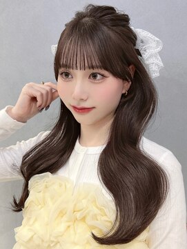 シー(See.) 韓国へアレイヤーカット顔周りカットブリーチなしカラーA