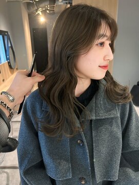 ジュベ(juve.) 大分ミディアムロング顔周りレイヤーカット髪質改善カラー