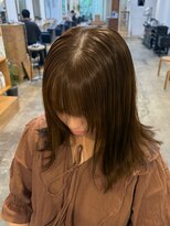 クラフト ヘア デザイン(CRAFT HAIR DESIGN) 夏におすすめの明るめbeige / ミディアムヘア