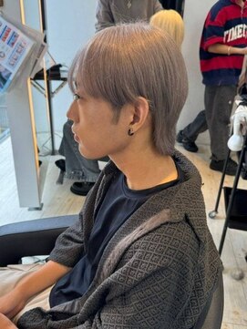 インク サカエ(inq sakae) ブリーチカラーホワイトアッシュ