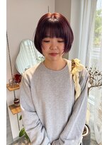 シプレ(cipre)&nbsp; ボルドーカラー×マッシュボブ