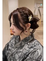 エクステ/シールエクステ専門店/梅田/ヘアセット/ヘアアレンジ/LANDS ANNEX  エクステ&nbsp;【ヘアセット】くるみちゃんヘア/リボンヘア／梅田駅