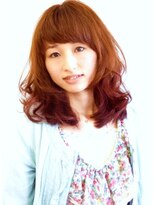 カットインモード(cut in mode)&nbsp;☆夏・グラデーションカラー・ピンク×オレンジ☆