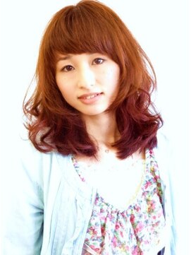 カットインモード(cut in mode) ☆夏・グラデーションカラー・ピンク×オレンジ☆